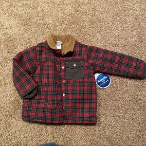 Nanette kids flannel jacket, size 4